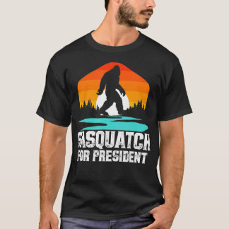 Sasquatch for President Funny Val Bigfoot Cam T Shirt