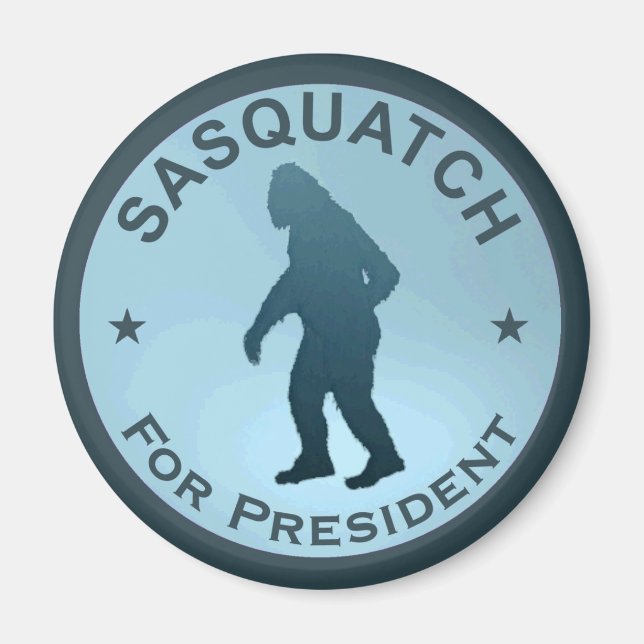 Sasquatch for President Magnet (Framsidan)