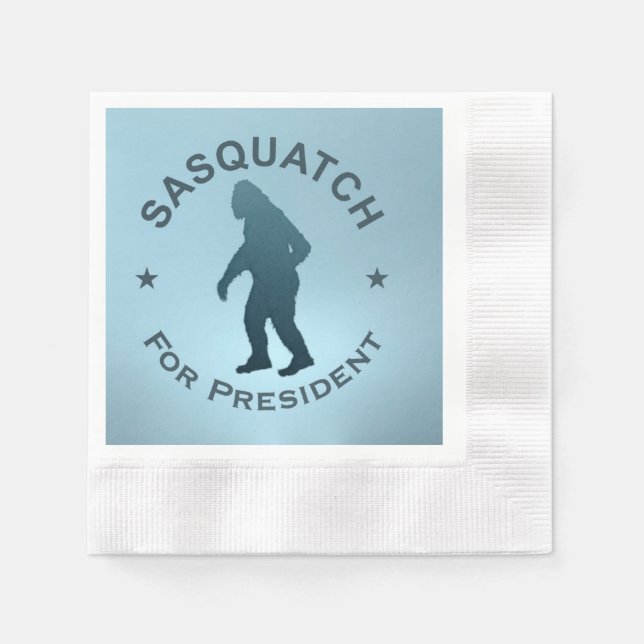 Sasquatch for President Pappersservett (Framsidan)