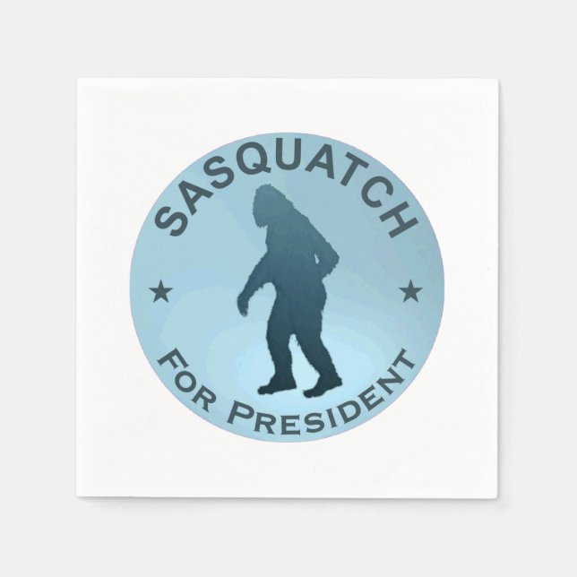 Sasquatch for President Pappersservett (Framsidan)