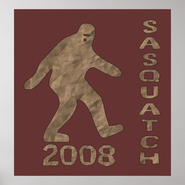 Sasquatch for President Poster (Framsidan)
