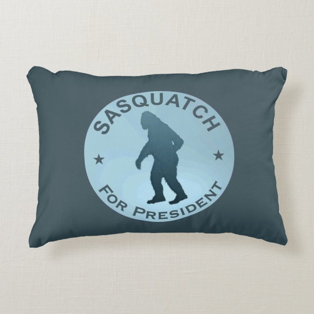 Sasquatch for President Prydnadskudde (Framsidan)