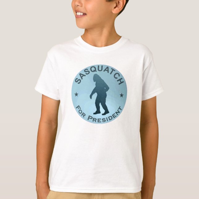 Sasquatch for President Tee Shirt (Framsida)