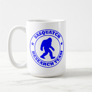 SASQUATCH-FORSKNINGLAG - Bigfoot pros blåttlogoty Kaffemugg