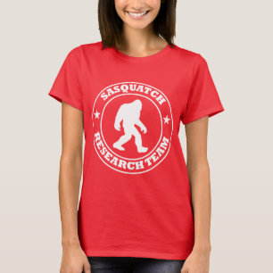 SASQUATCH-FORSKNINGLAG - Bigfoot pros vitlogotyp Tee