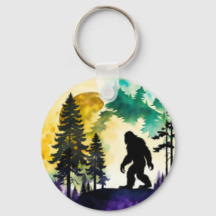 Sasquatch Fullt måne Nyckelring