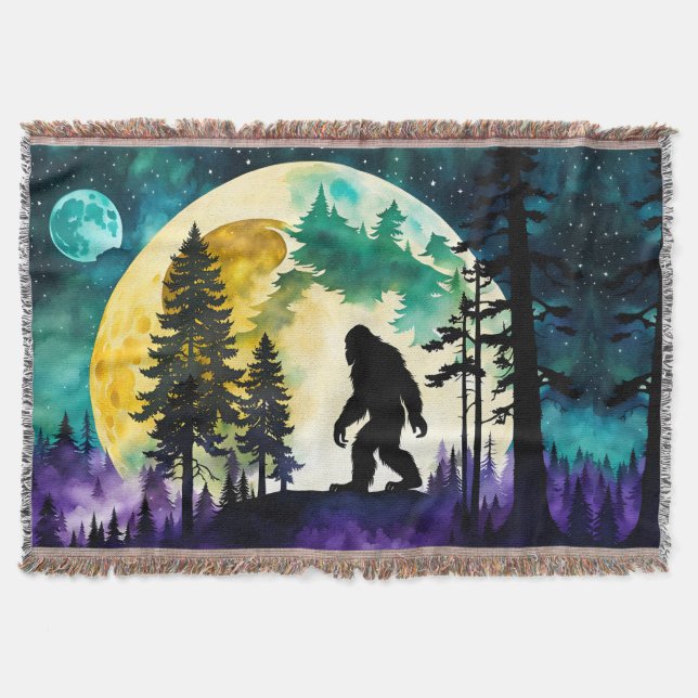 Sasquatch Fullt på berget Filt (Framsidan)