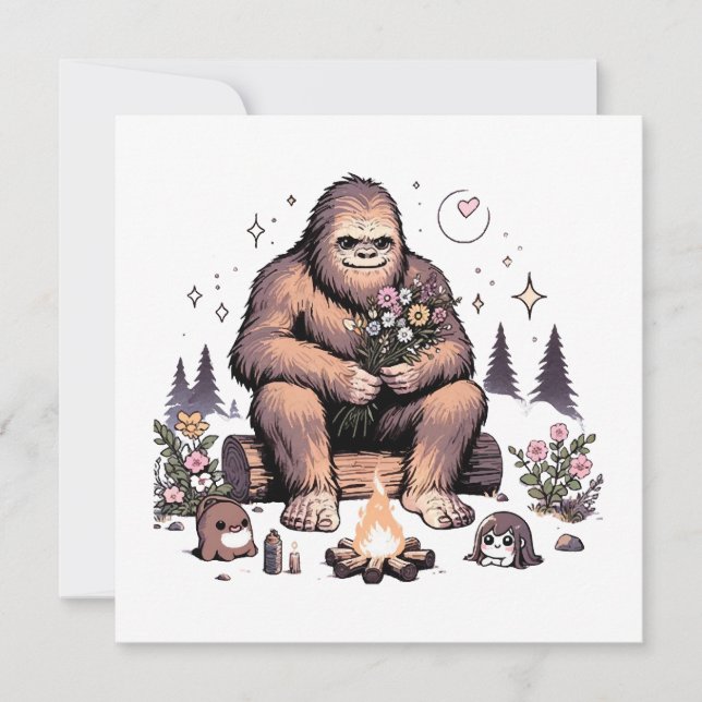Sasquatch Holding Flowers (Framsida)