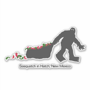 Sasquatch i Hatch, New mexico Klistermärken