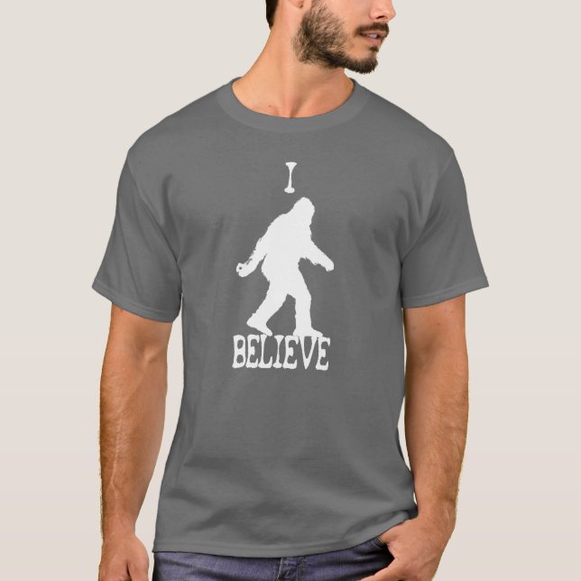 Sasquatch - jag tror T-tröja T-shirt (Framsida)