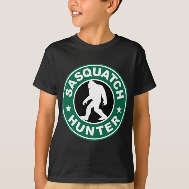 Sasquatch jägareutslagsplatser tee shirt (Framsida)