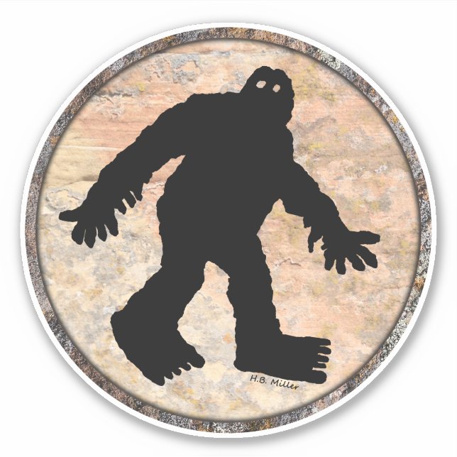 SASQUATCH KLISTERMÄRKEN (Framsida)