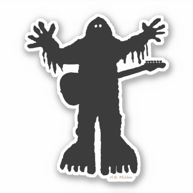 Sasquatch Klistermärken (Framsida)