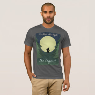 Sasquatch "manen mythen skjorta för legenden" t shirt
