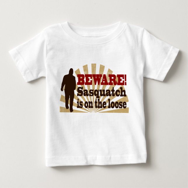 Sasquatch på det löst t-shirt (Framsida)