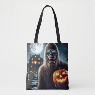 Sasquatch på Halloween Tygkasse