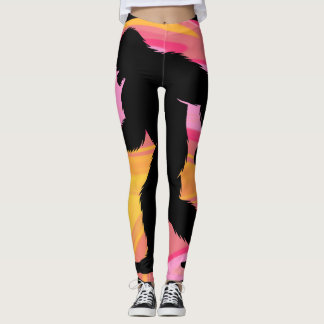 Sasquatch på rosa leggings