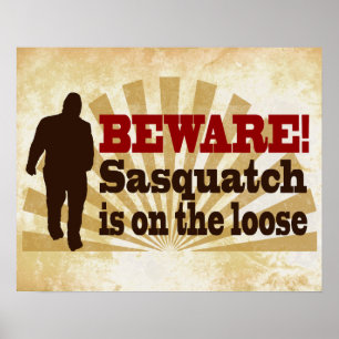 Sasquatch på slussen poster