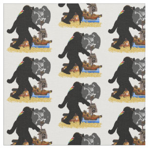 Sasquatch Pirat Treasure Chest Tyg