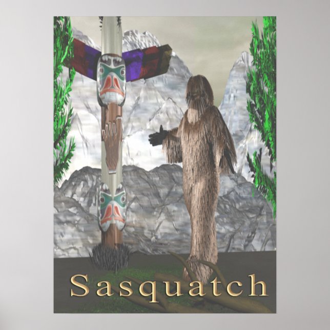 Sasquatch-poster Poster (Framsidan)