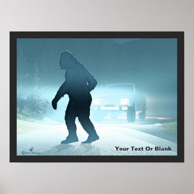 Sasquatch-räknare Poster (Framsidan)