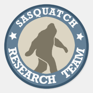 Sasquatch Research Team Runt Klistermärke