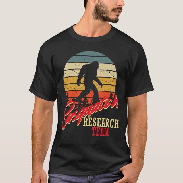 Sasquatch Research Team T Shirt (Framsida)