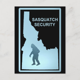 Sasquatch Säkerhet Vykort