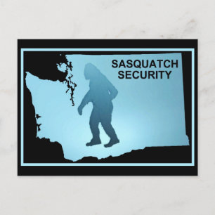 Sasquatch-säkerhet Vykort