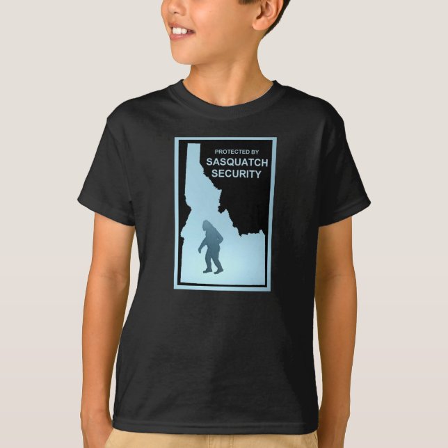 Sasquatch Security - Idaho Tee Shirt (Framsida)