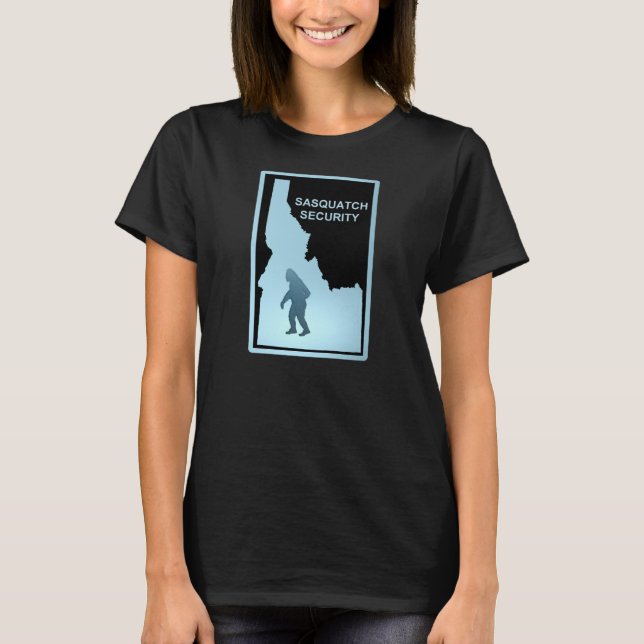 Sasquatch Security - Idaho Tee Shirt (Framsida)