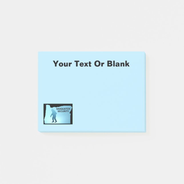 Sasquatch Security - Oregon Post-it Block (Framsida)