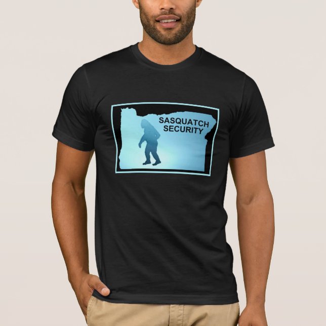 Sasquatch Security - Oregon T Shirt (Framsida)