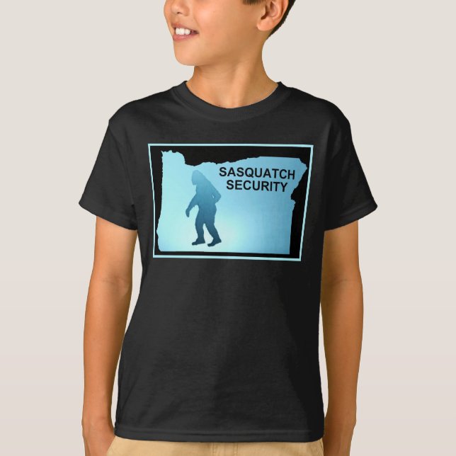 Sasquatch Security - Oregon Tee Shirt (Framsida)