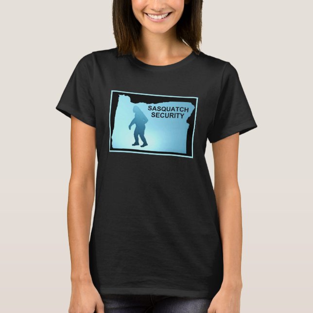 Sasquatch Security - Oregon Tee Shirt (Framsida)