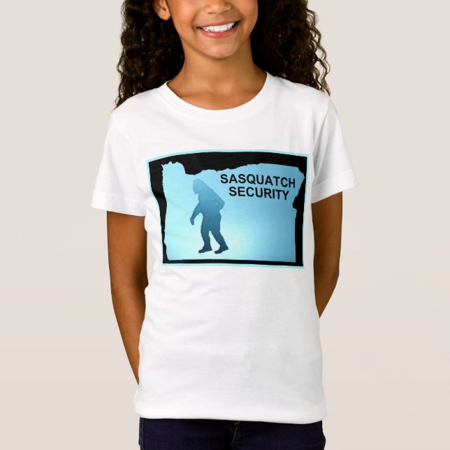 Sasquatch Security - Oregon Tee Shirt (Framsida)
