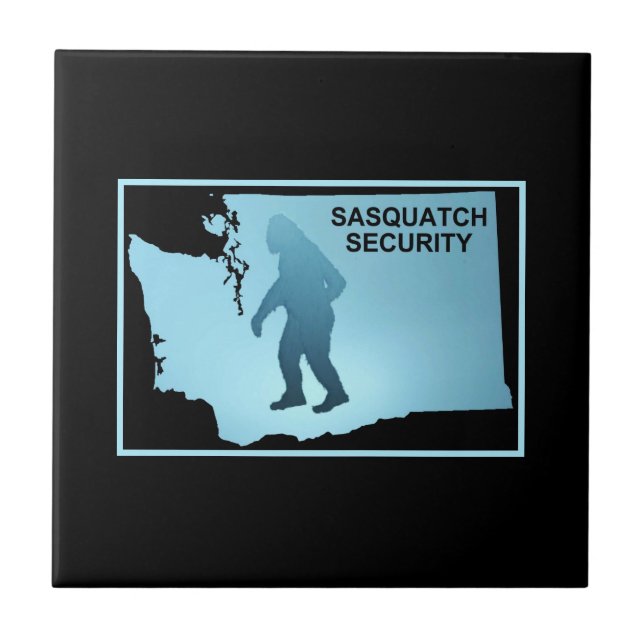 Sasquatch Security - Washington Kakelplatta (Framsidan)