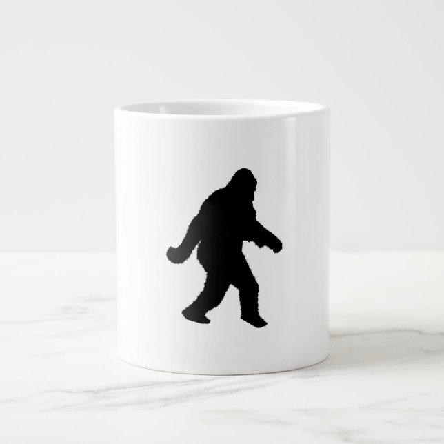Sasquatch Squatchin' Silhouette Jumbo Mugg (Framsidan)