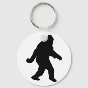 Sasquatch Squatchin' Silhouette Nyckelring