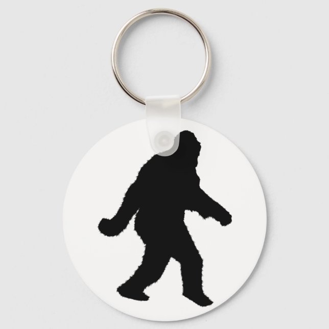 Sasquatch Squatchin' Silhouette Nyckelring (Framsida)