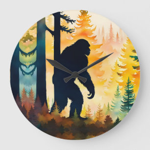 Sasquatch - stående stående liggande - uppfriskand stor klocka