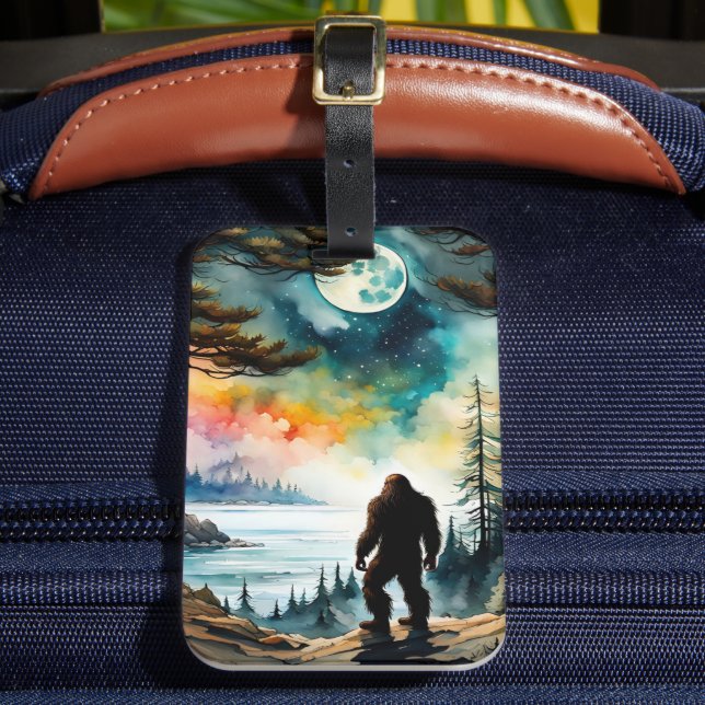 Sasquatch Ställande vid Ridge och förbisåg Oceanen Bagagebricka (Framsida Insitu 2)