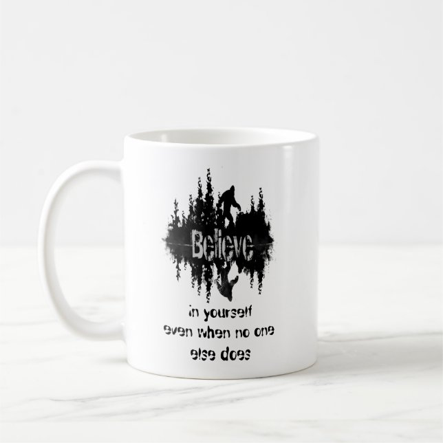 Sasquatch, stor fot kaffemugg (Vänster)