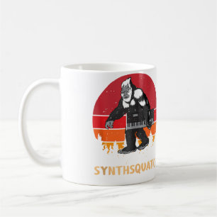 Sasquatch Synthesizer Dj Mixer Synth Synthsquatch Kaffemugg