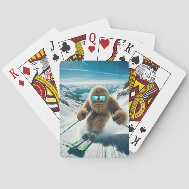 Sasquatch the Skier Casinokort (Baksidan)