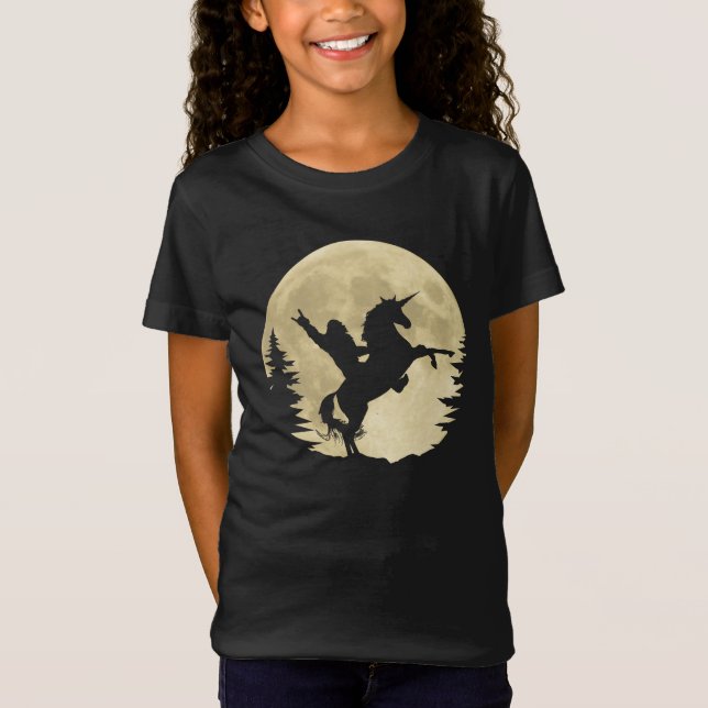 Sasquatch Unicorn T Shirt (Framsida)