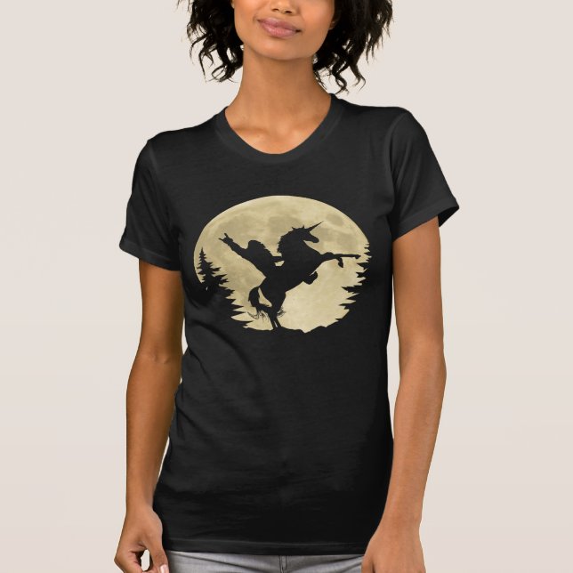 Sasquatch Unicorn T Shirt (Framsida)