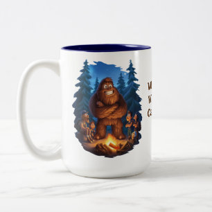 Sasquatch ut Två-Tonad mugg