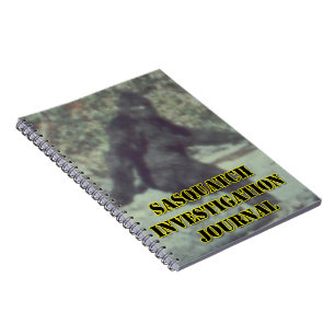 Sasquatch-utredningsjournal - Bigfoot-anteckningsb Anteckningsbok Med Spiral