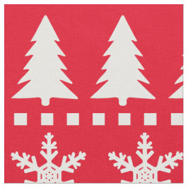 Sasquatch-utskrift av Helgdagar från Bigfoot-jul Tyg